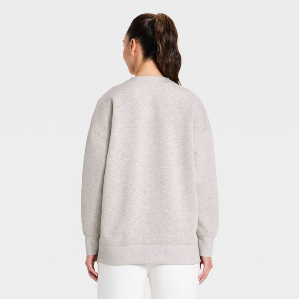 Women's Airy Sleek Cardigan - All In Motion Taupe Heather XL - Picture 2 of 5